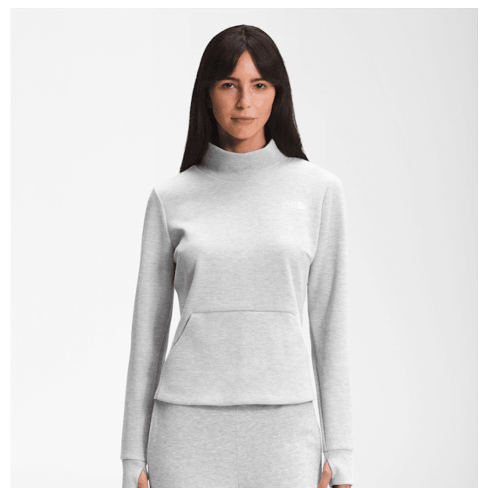 The North Face city standard double knit funnel neck sweater top - Picture 3 of 4